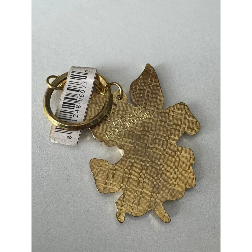 2003 Guardian Angel Keychain Gold Tone Please Drive Carefully‎ Charm 6973 NEW